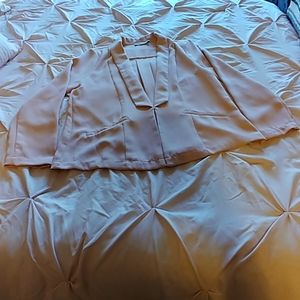 JustFab Pleat-back Jacket